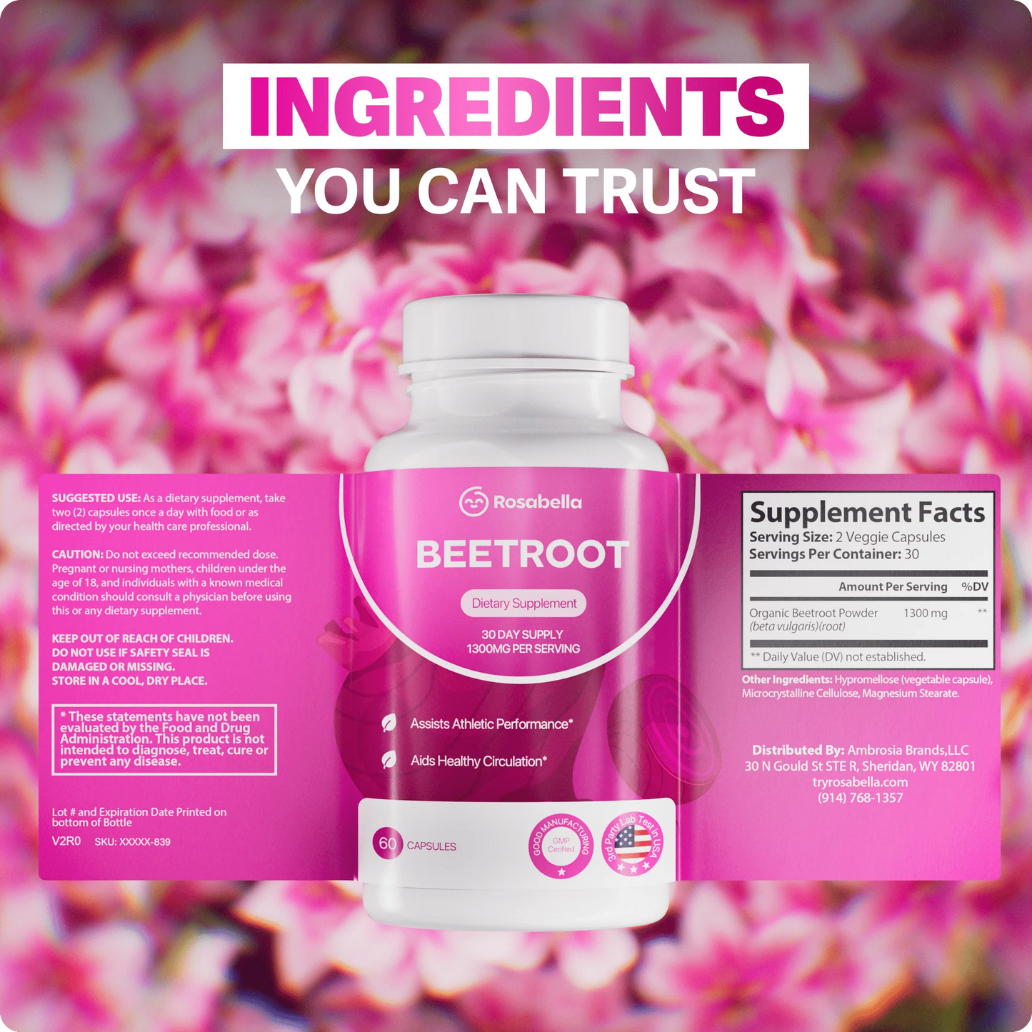 Rosabella Beetroot Capsules